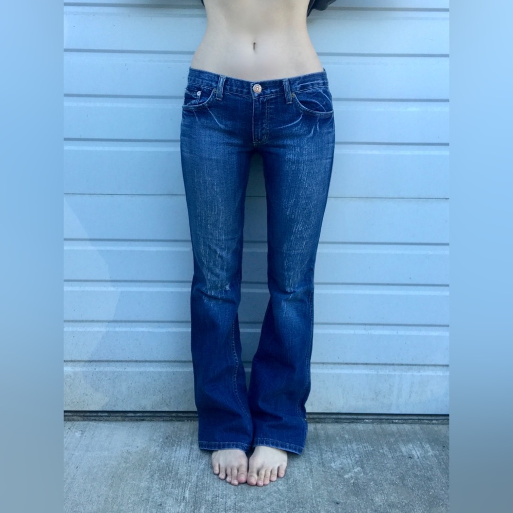 Armani Exchange Women’s Low Rise Bootcut Jeans